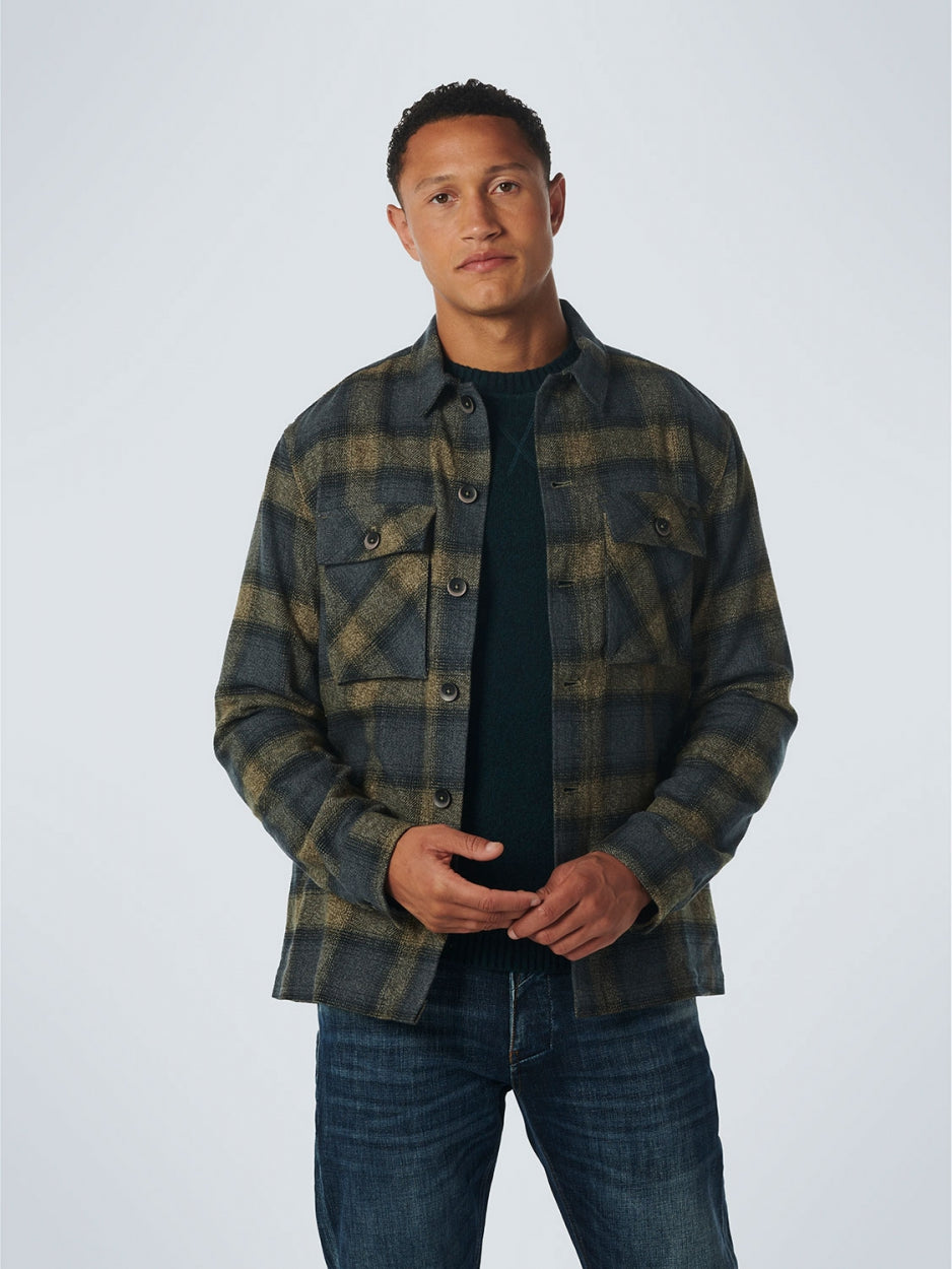 Overshirt Button Closure Check | Army
