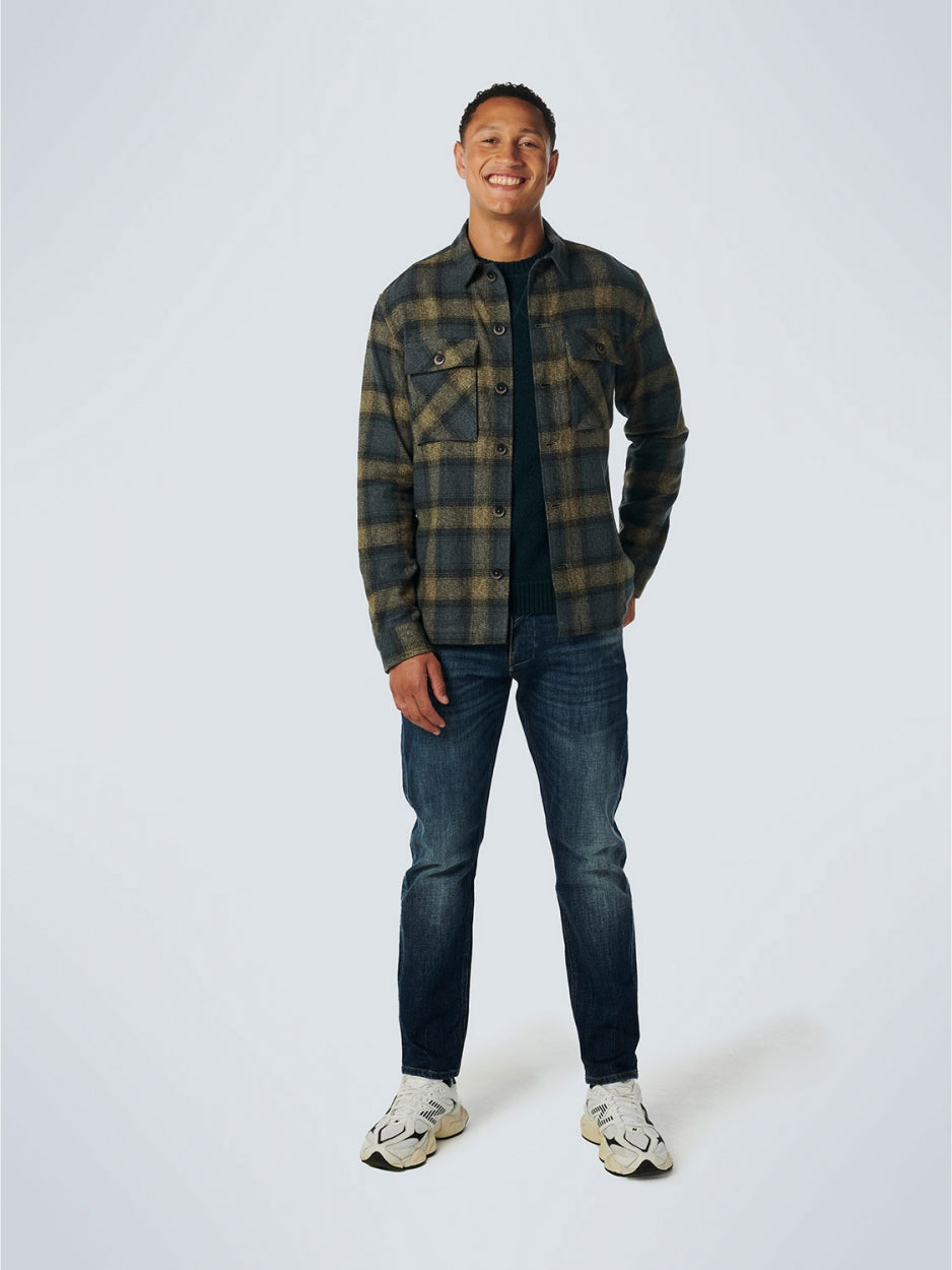 Overshirt Button Closure Check | Army