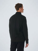 Overshirt Zipper Closure Sweat | Black