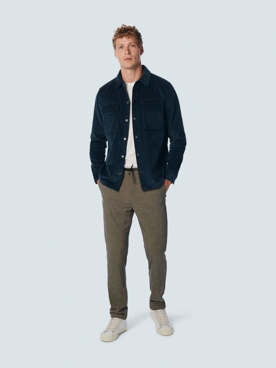 Overshirt Button Closure Corduroy | Night