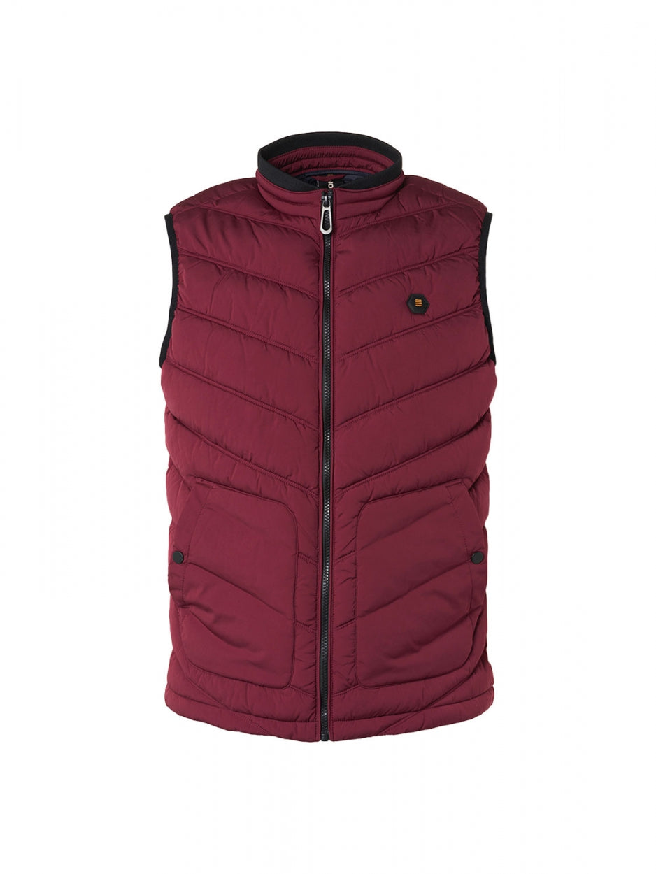 Bodywarmer Padded | Dark Red