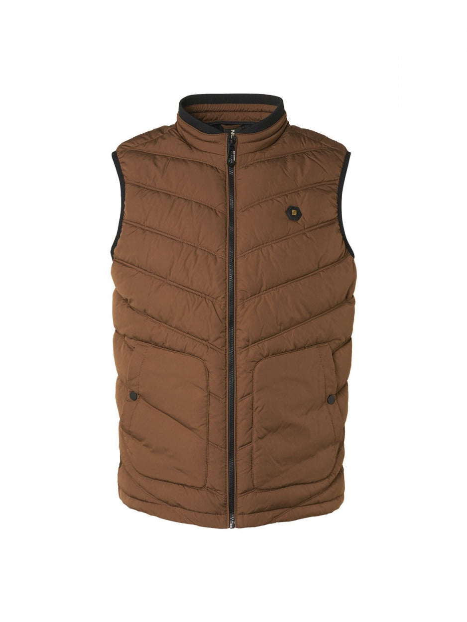 Bodywarmer Padded | Camel