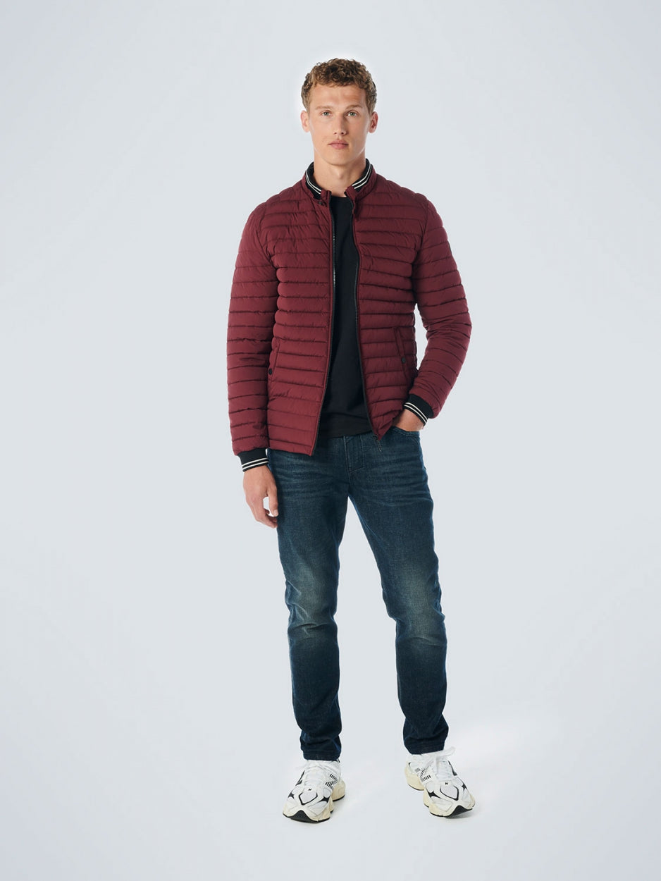 Jacket Short Fit Padded | Dark Red