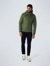 Jacket Hooded Short Fit Padded | Dark Green