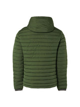 Jacket Hooded Short Fit Padded | Dark Green