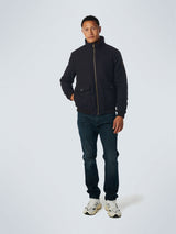 Jacket Short Fit With Wool 2 Coloured Twill | Night