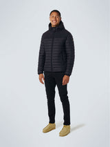 Jacket Hooded Short Fit Padded Mix | Night