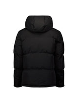Jacket Short Fit Hooded Padded | Black