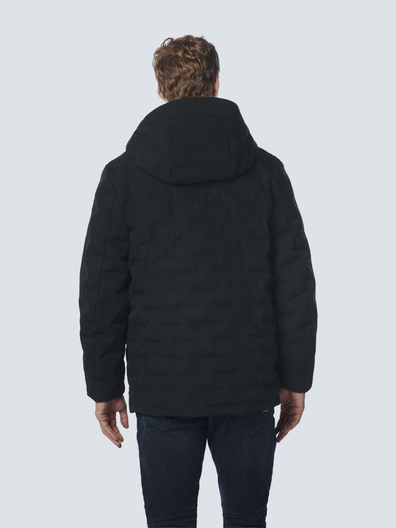 Jacket Short Fit Sealed Hooded | Black