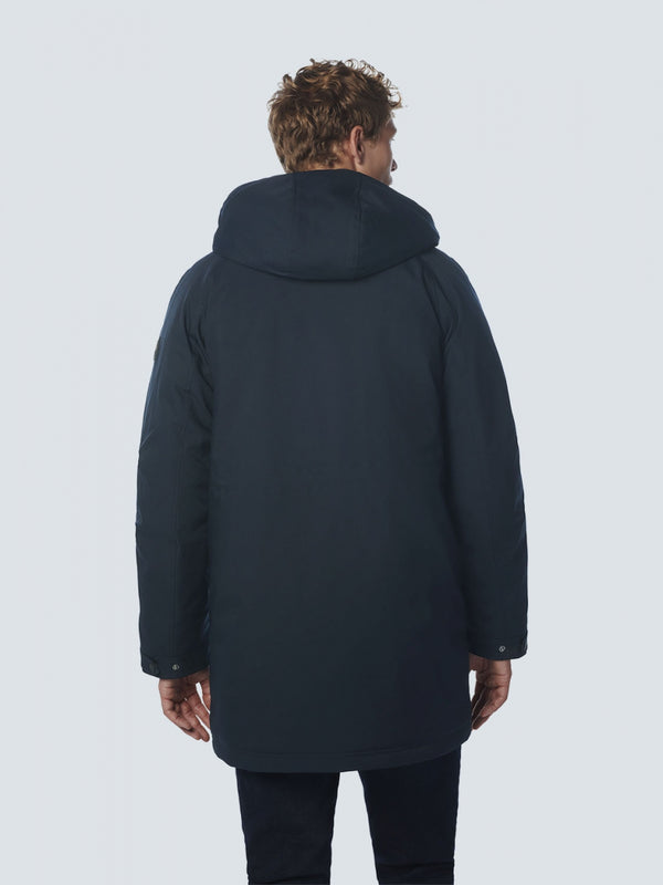 Jacket Long Fit Hooded | Dark Night