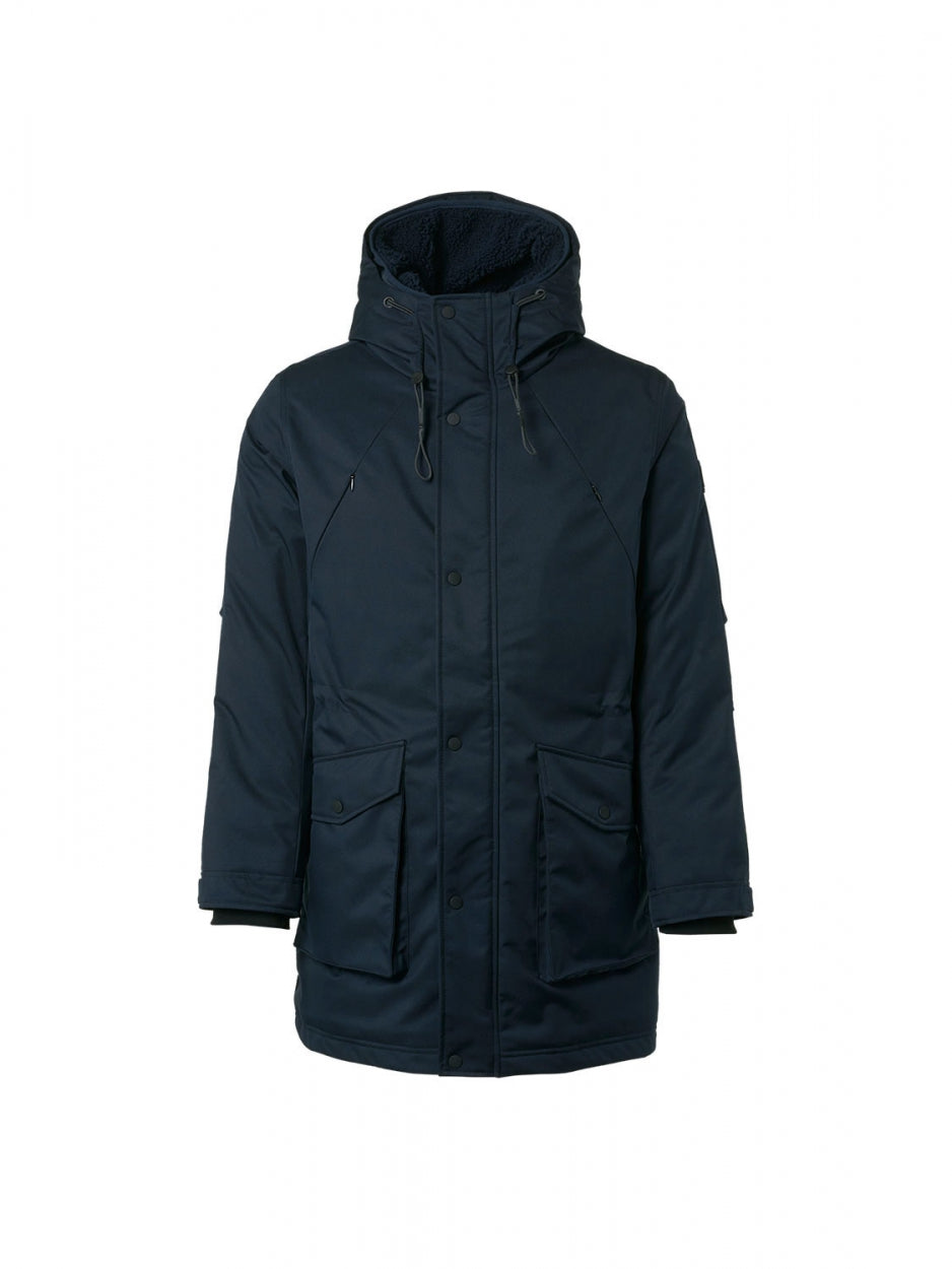 Jacket Long Fit Hooded | Dark Night