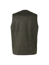 Gilet Jersey Stretch Check | Taupe