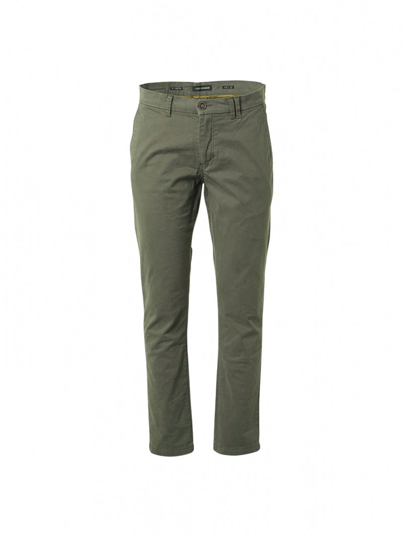 Pants Chino Garment Dyed Stretch | Dark Seagreen