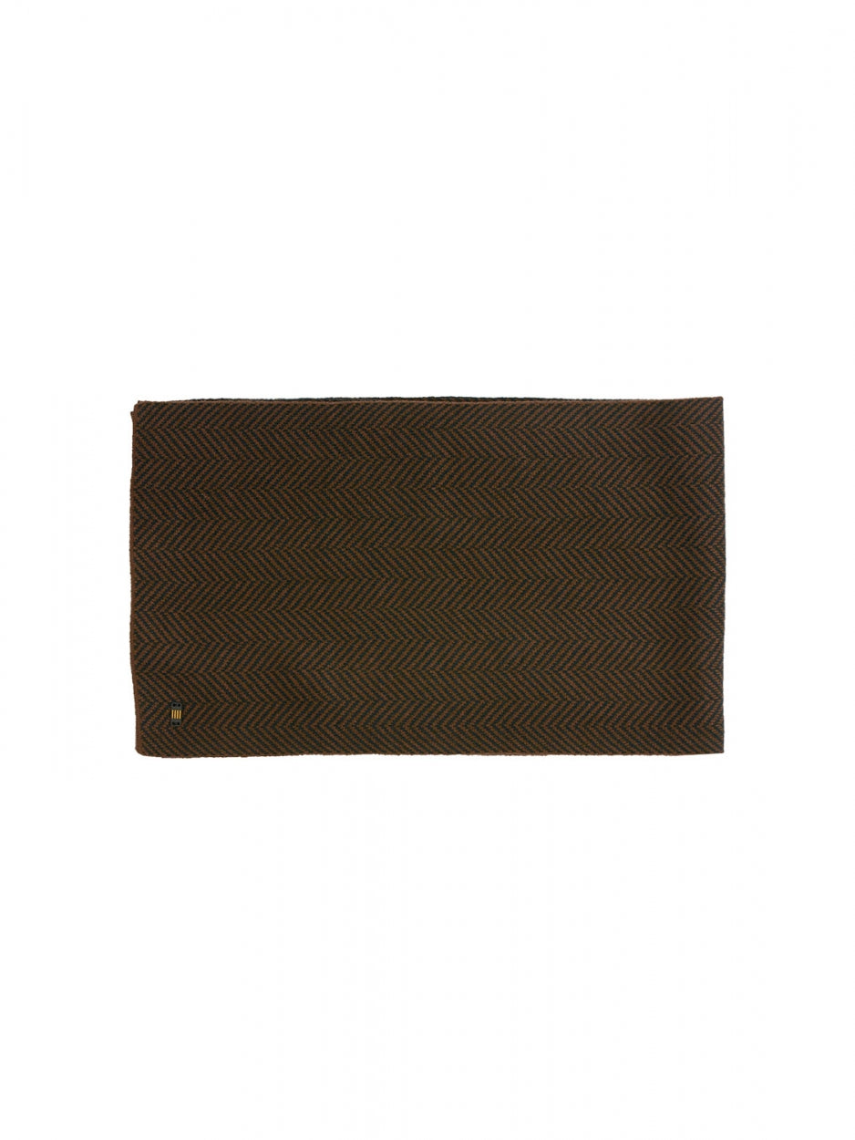 Scarf Zig Zag Jacquard | Brown