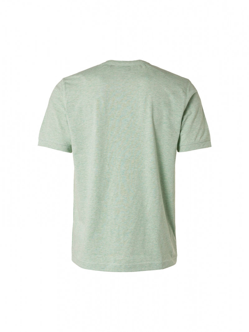 T-Shirt Crewneck Melange | Light Seagreen