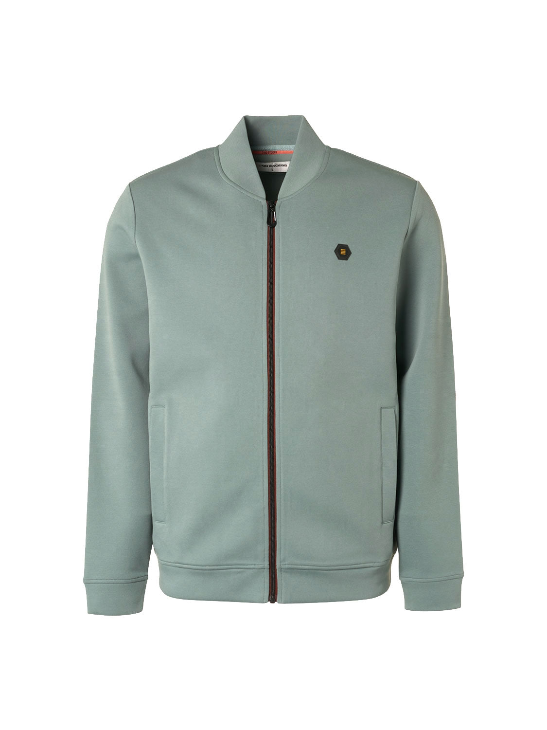Sweater Full Zipper Pique Bomber | Zinc