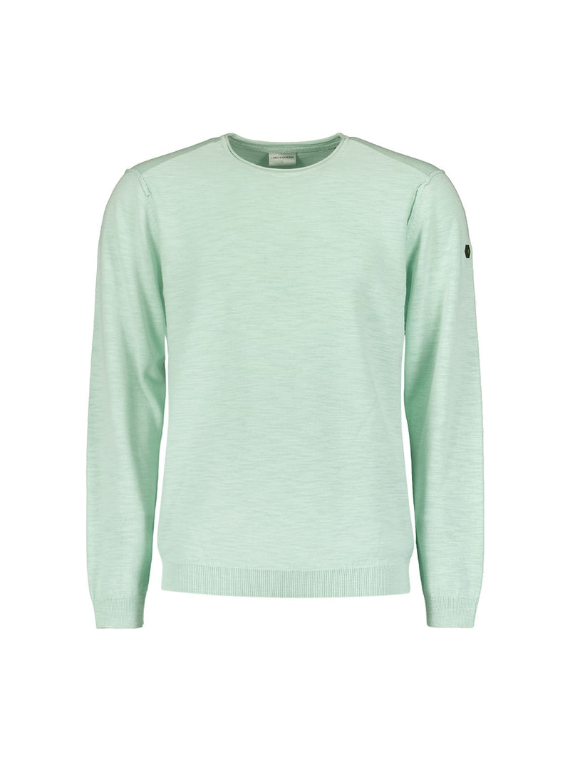 Pullover Crewneck Garment Dyed + Stone Washed | Mint
