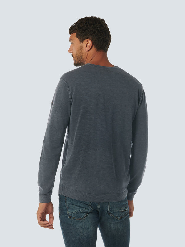 Pullover Crewneck Garment Dyed + Stone Washed | Night