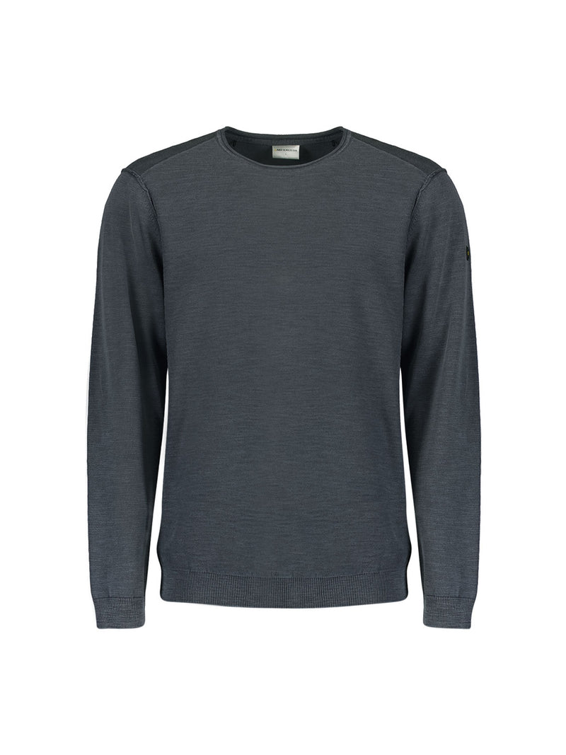 Pullover Crewneck Garment Dyed + Stone Washed | Night