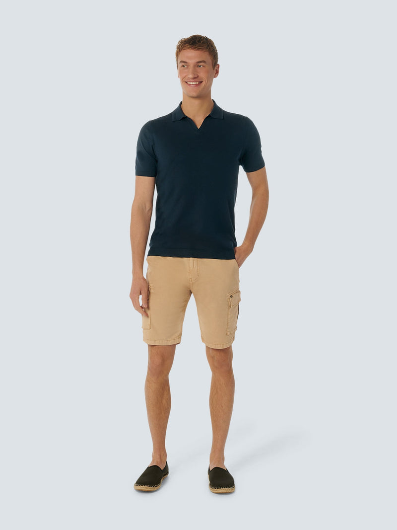 Pullover Short Sleeve Polo Solid | Night