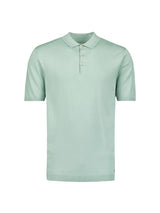 Pullover Short Sleeve Polo Button Solid | Mint