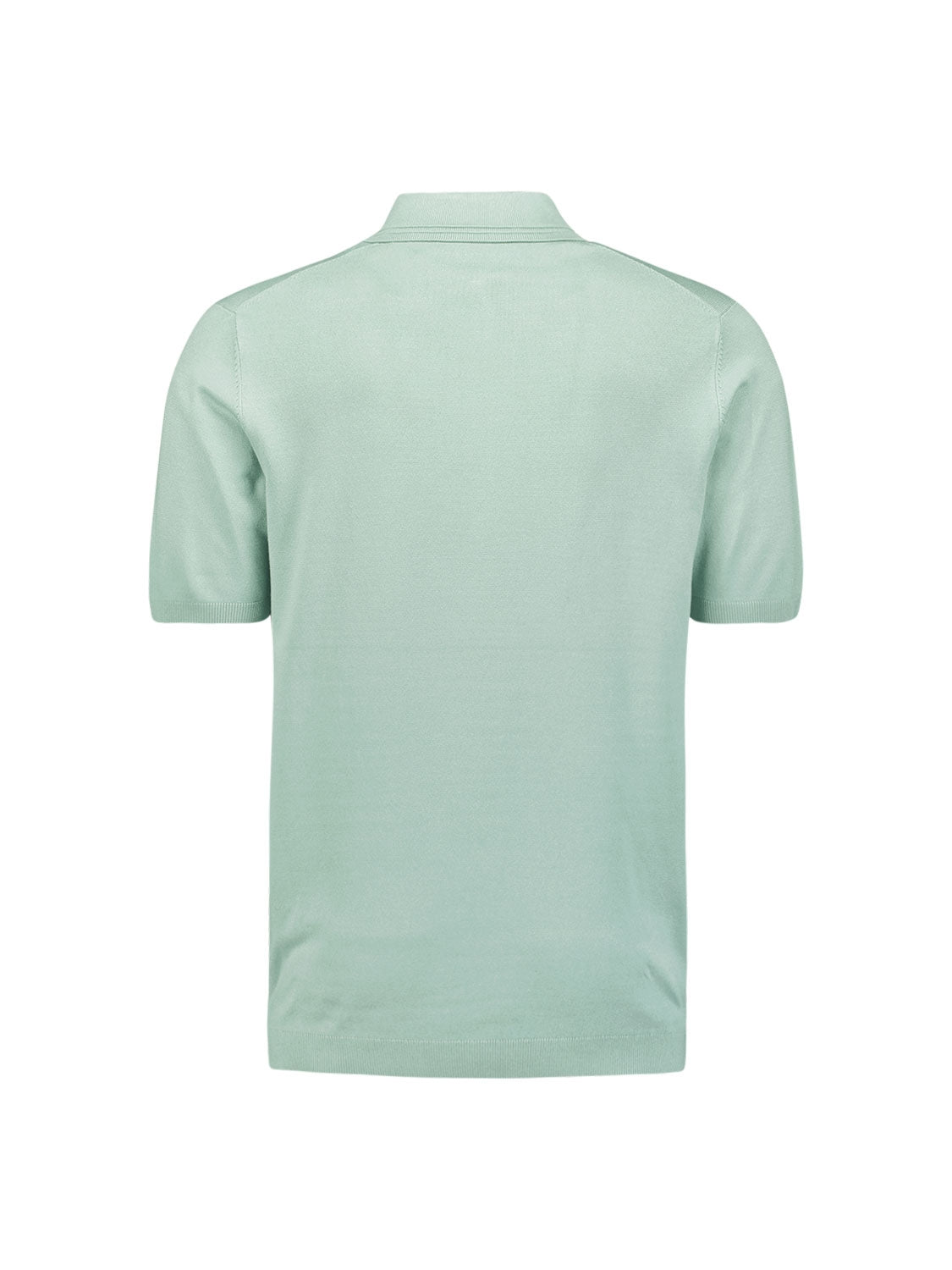 Pullover Short Sleeve Polo Button Solid | Mint