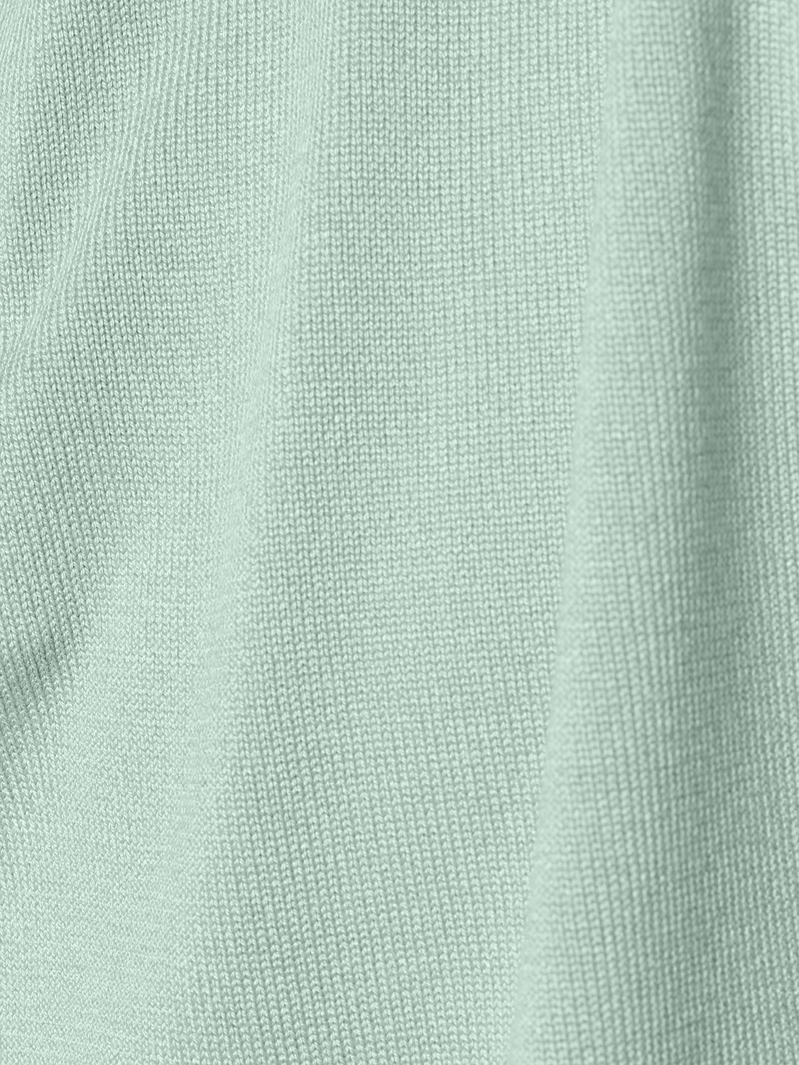 Pullover Short Sleeve Polo Button Solid | Mint