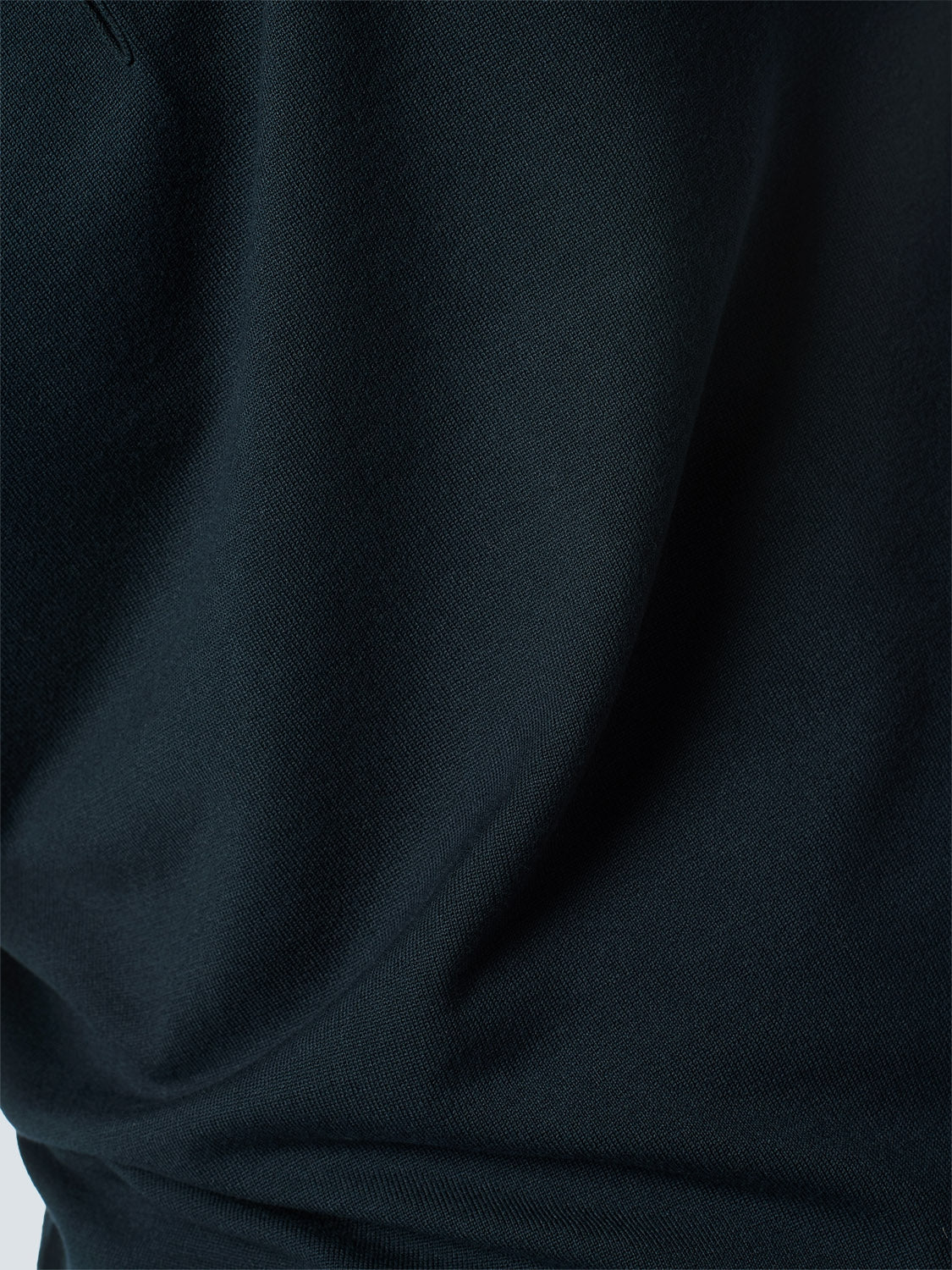 Pullover Short Sleeve Polo Button Solid | Night