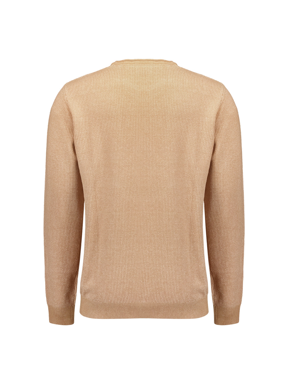 Pullover Crewneck 2 Coloured Jacquard | Desert