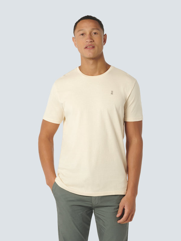 T-Shirt Crewneck Solid Basic | Cream