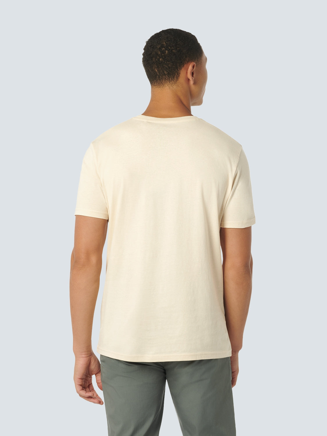 T-Shirt Crewneck Solid Basic | Cream