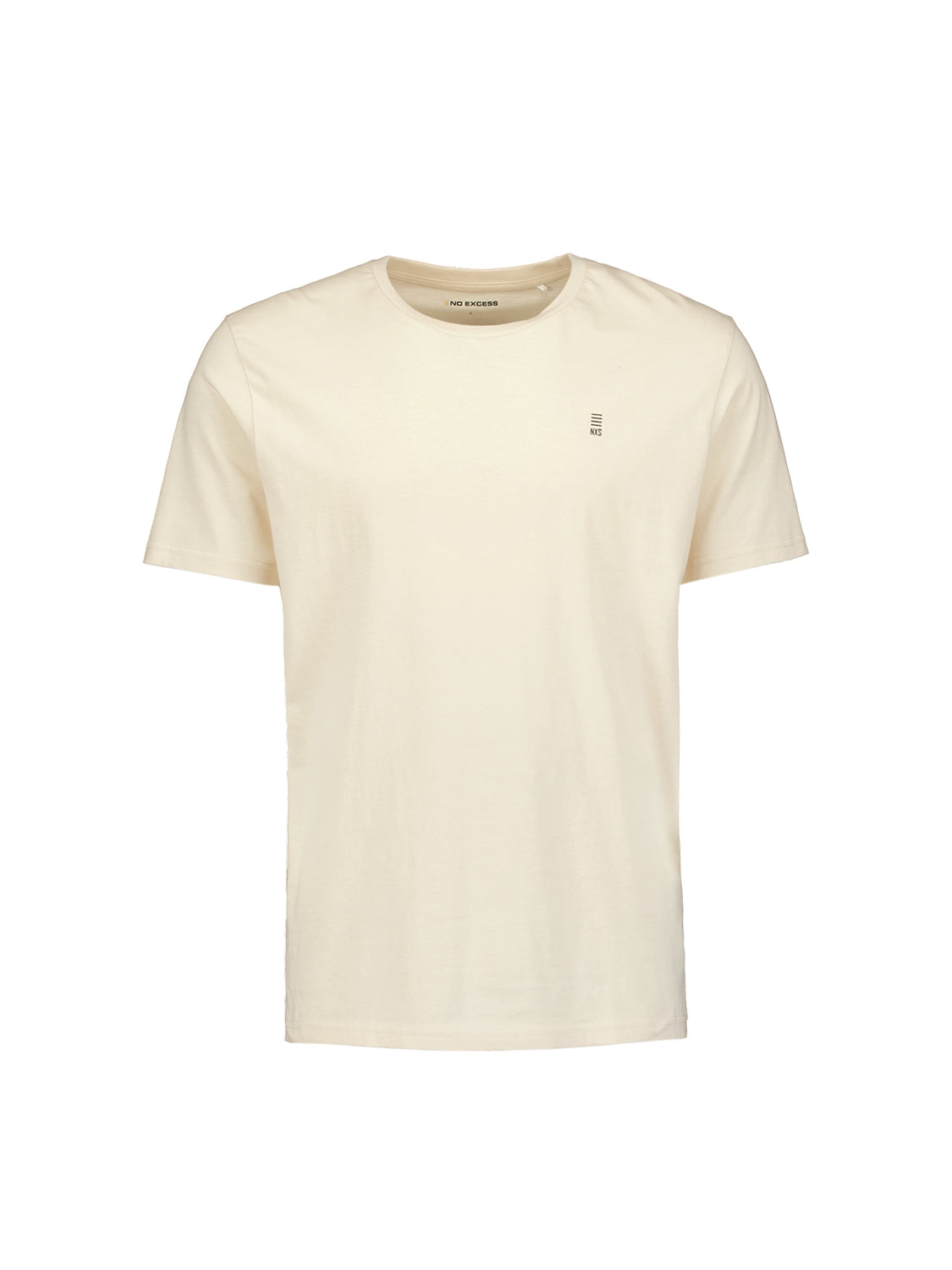 T-Shirt Crewneck Solid Basic | Cream