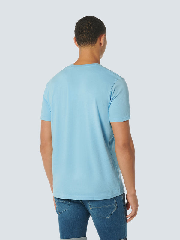 T-Shirt Crewneck Solid Basic | Aqua