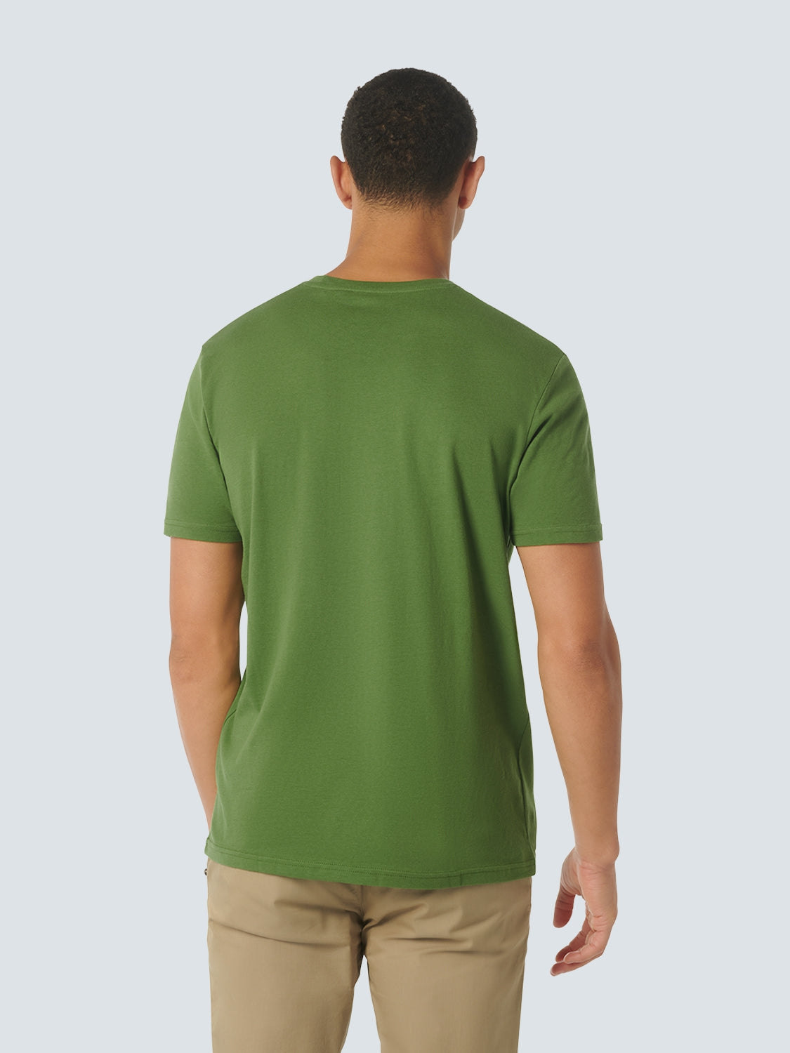 T-Shirt Crewneck Solid Basic | Green