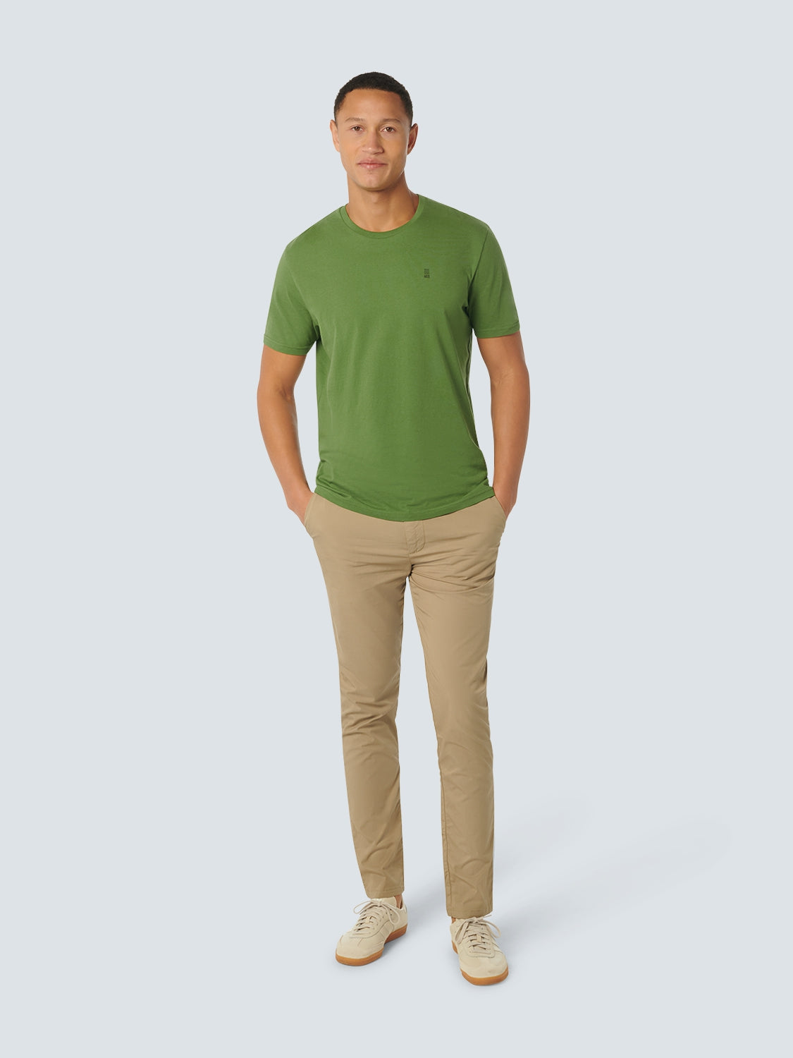T-Shirt Crewneck Solid Basic | Green