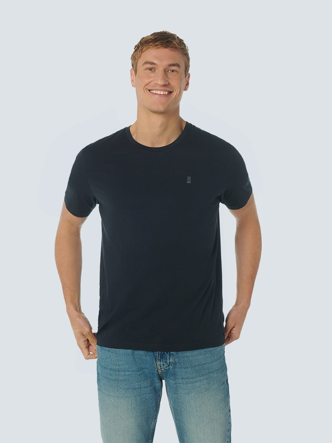 T-Shirt Crewneck Solid Basic | Night