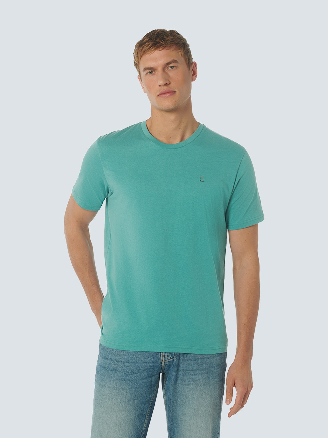 T-Shirt Crewneck Solid Basic | Pacific