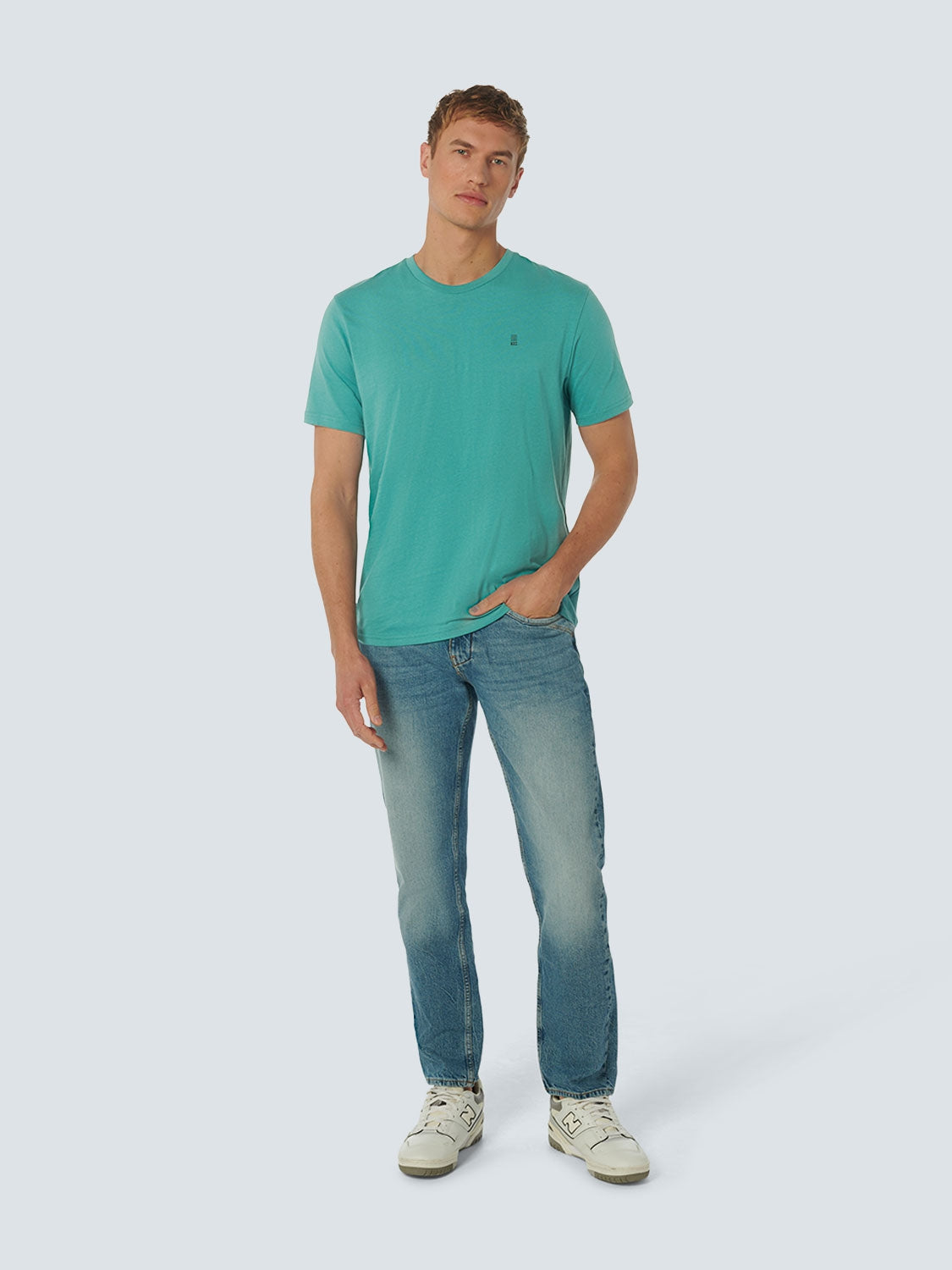 T-Shirt Crewneck Solid Basic | Pacific