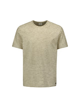 T-Shirt Crewneck Stripes | Cement