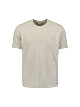 T-Shirt Crewneck Multi Coloured Melange | Cream