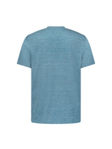 T-Shirt Crewneck Multi Coloured Melange | Aqua