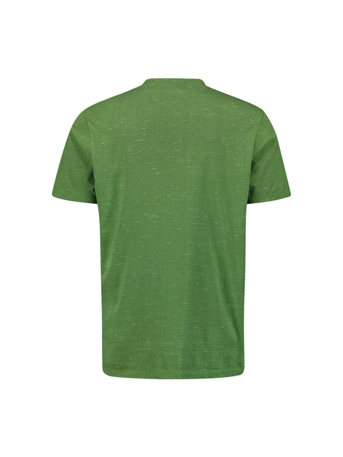 T-Shirt Granddad Melange | Green