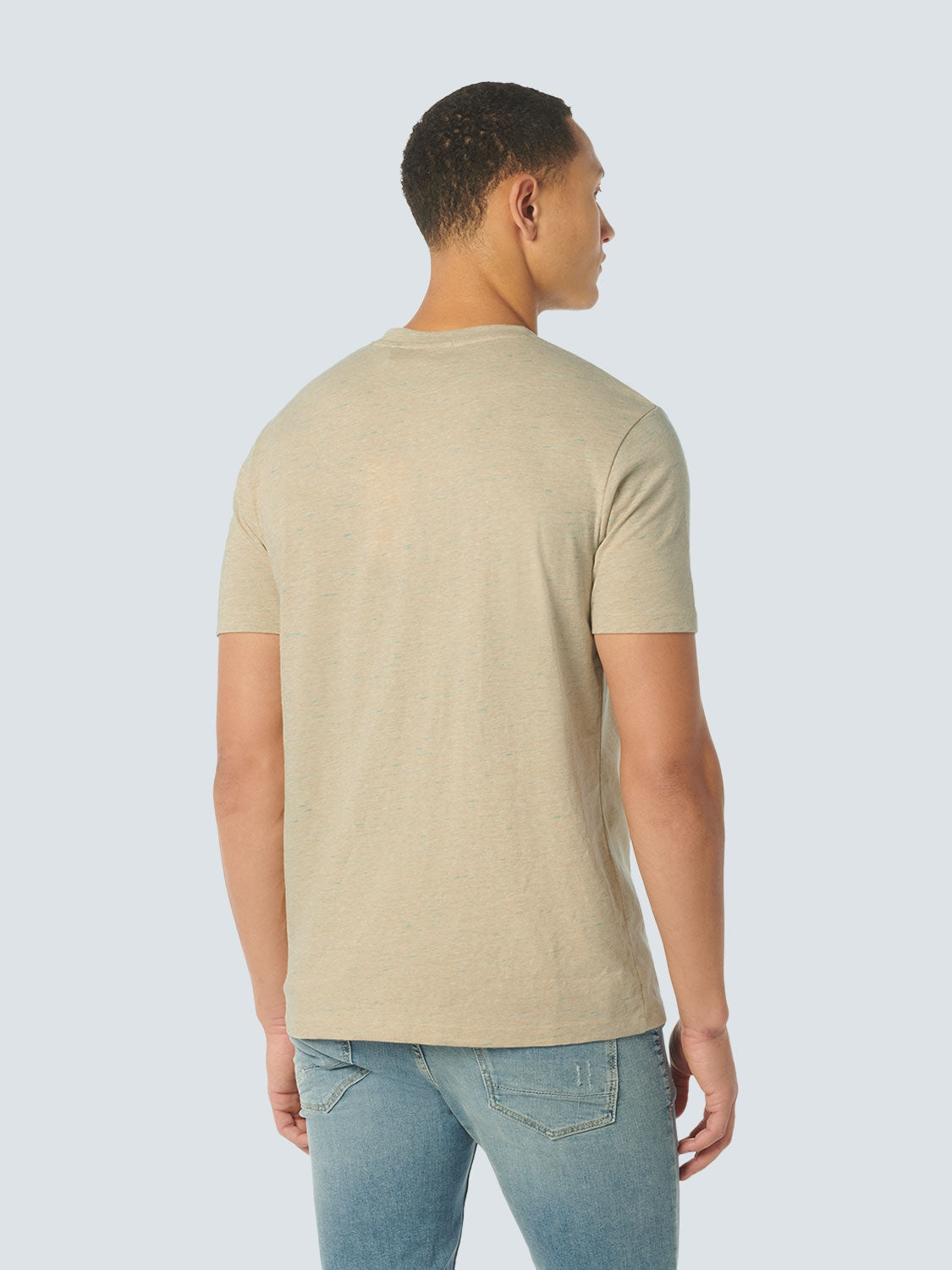 T-Shirt Granddad Melange | Cement
