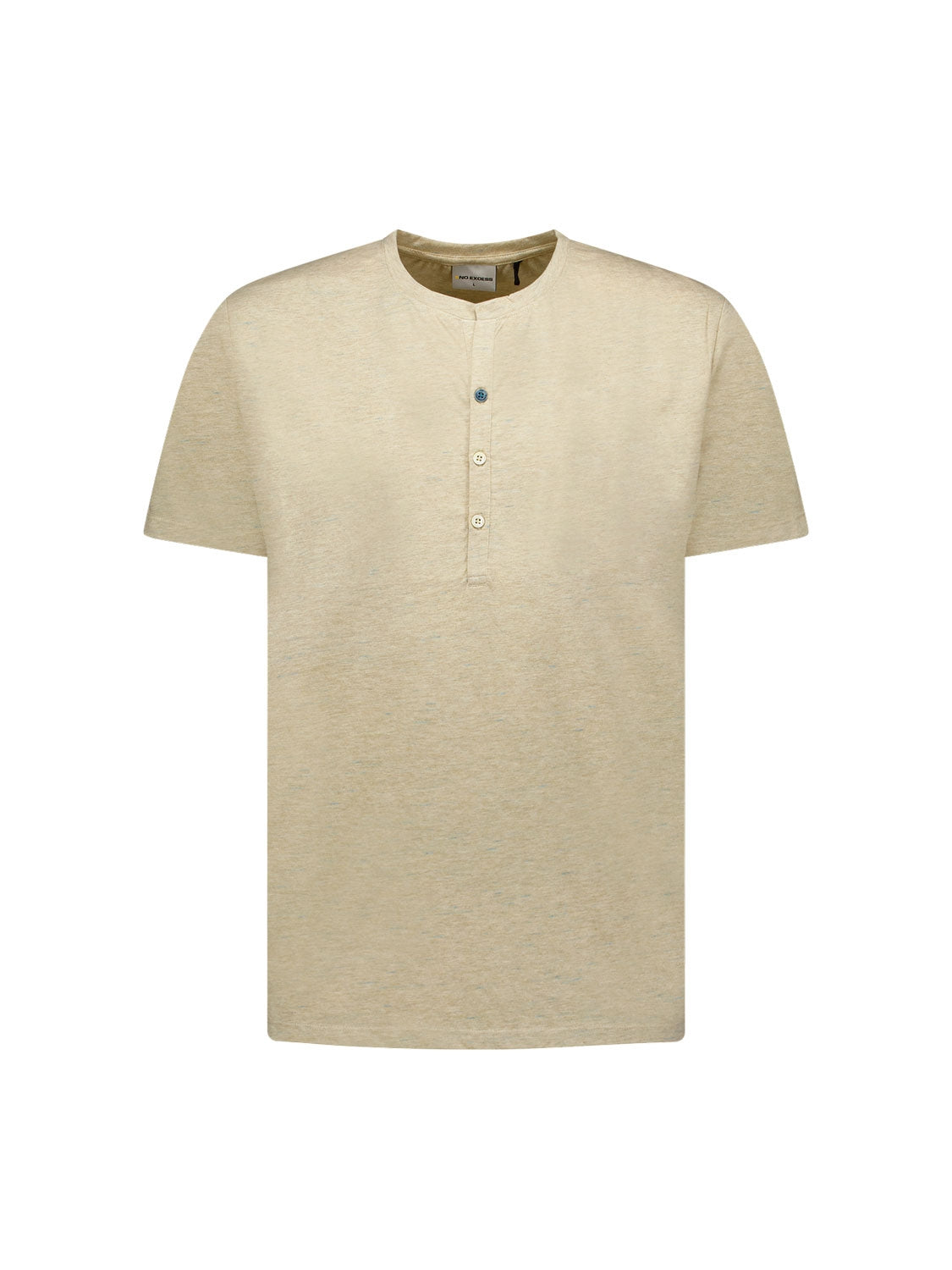 T-Shirt Granddad Melange | Cement