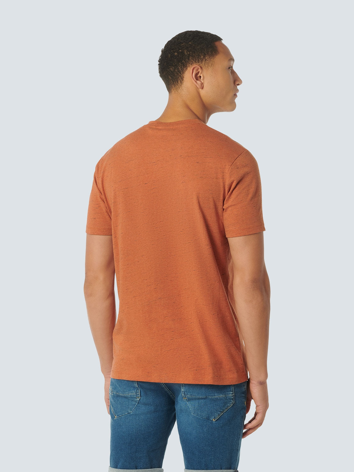 T-Shirt Granddad Melange | Melon