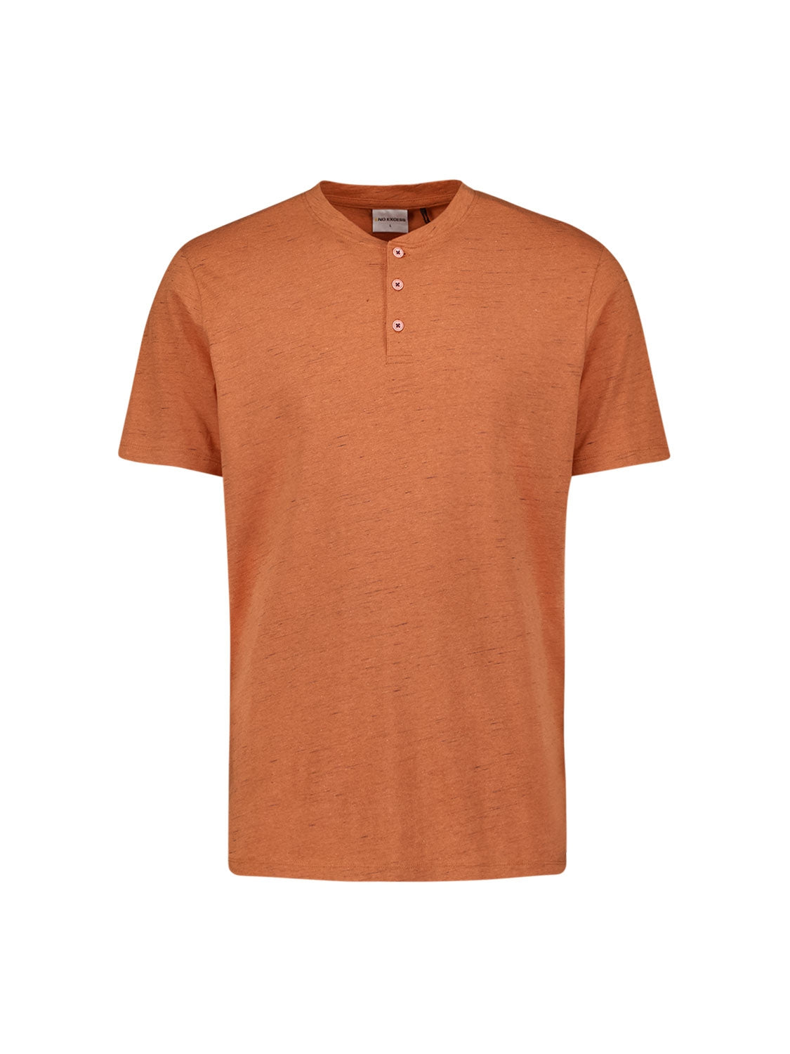 T-Shirt Granddad Melange | Melon