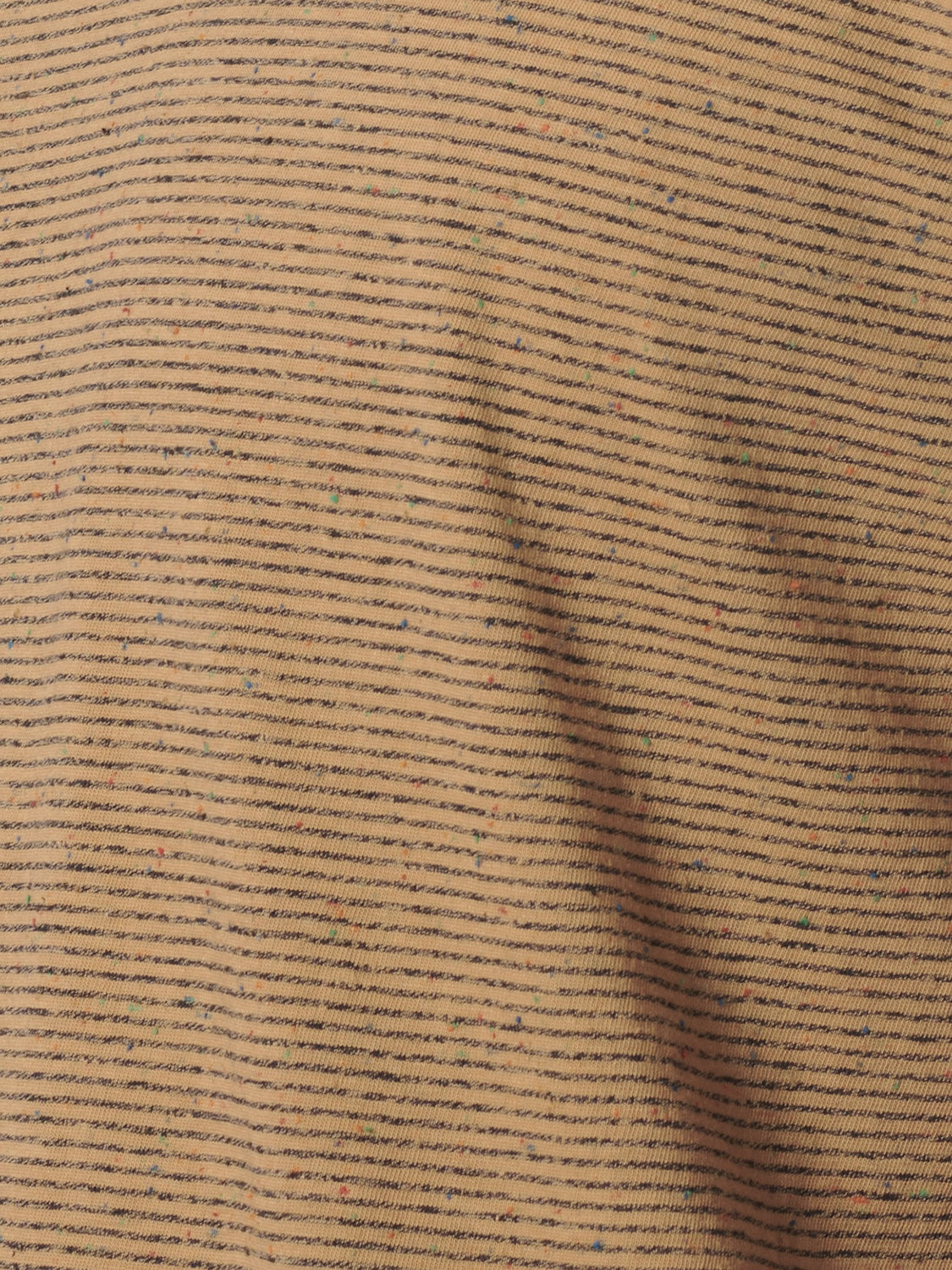 T-Shirt Crewneck Melange With Stripes | Desert