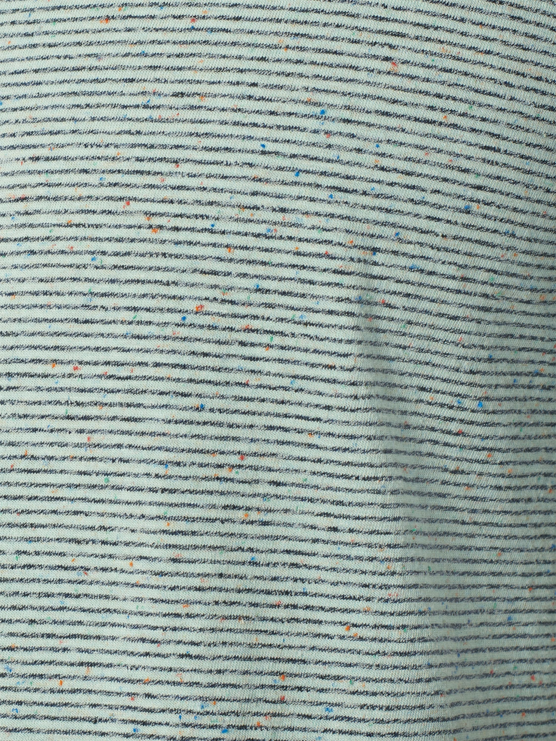 T-Shirt Crewneck Melange With Stripes | Mint