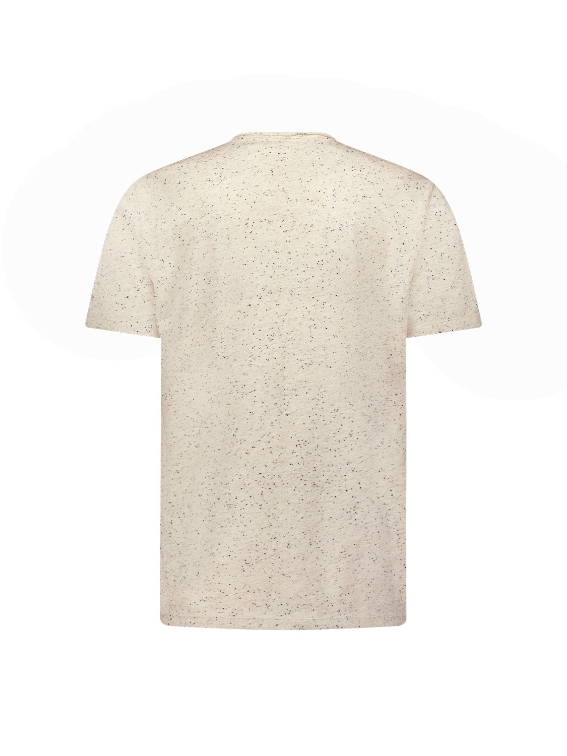 T-Shirt Crewneck Melange | Cream