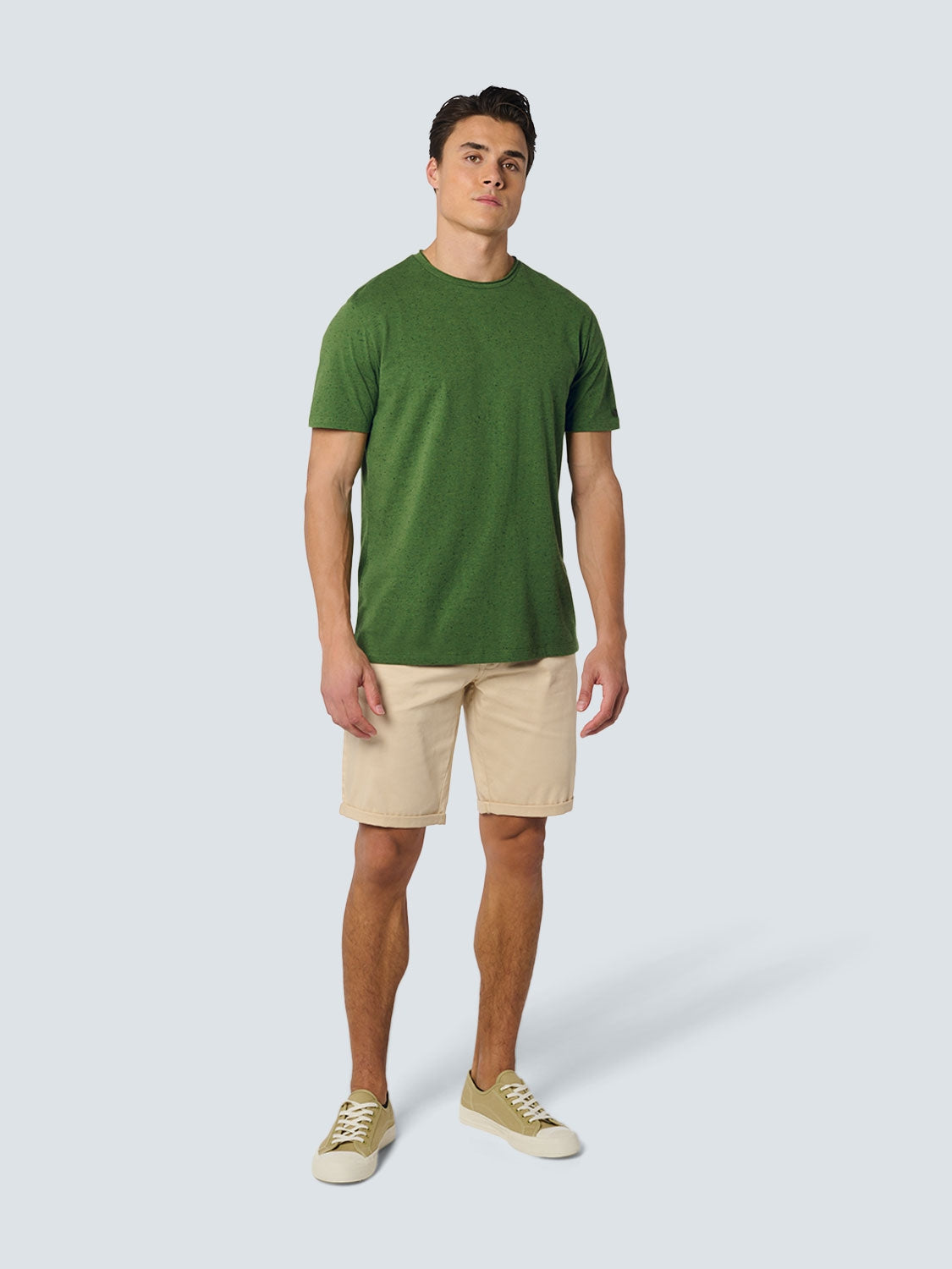 T-Shirt Crewneck Melange | Green